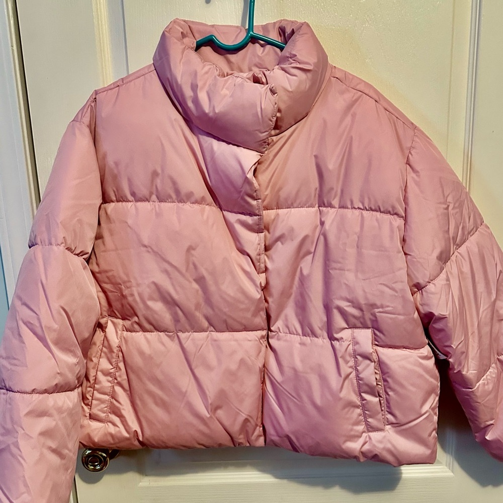 Old Navy Light Pink Quilted Jacket